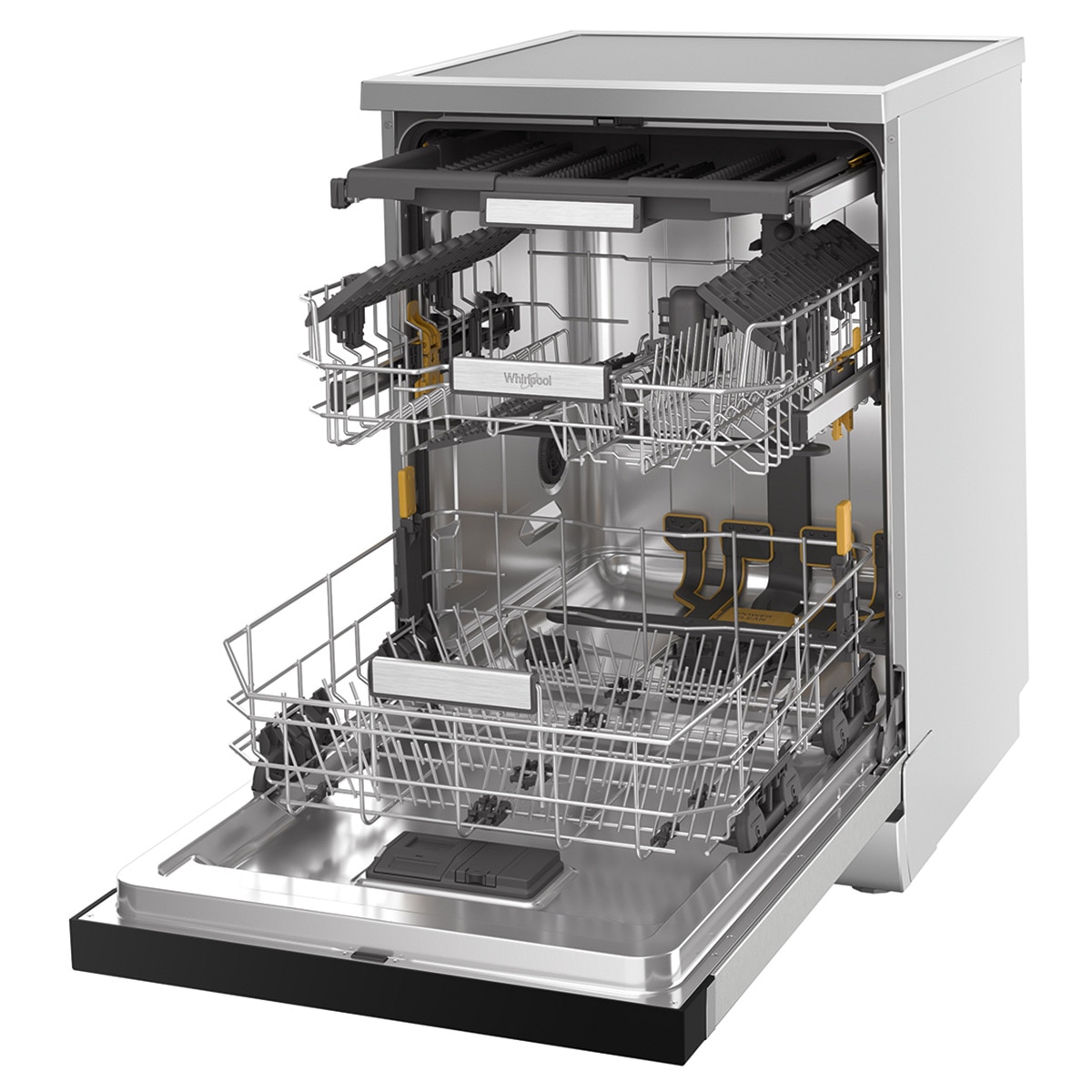 Máquina de Lavar Loiça Whirlpool W7F HS51 X de 15 Conjuntos, 3º Cesto e de 60 cm - Inox Inox-6