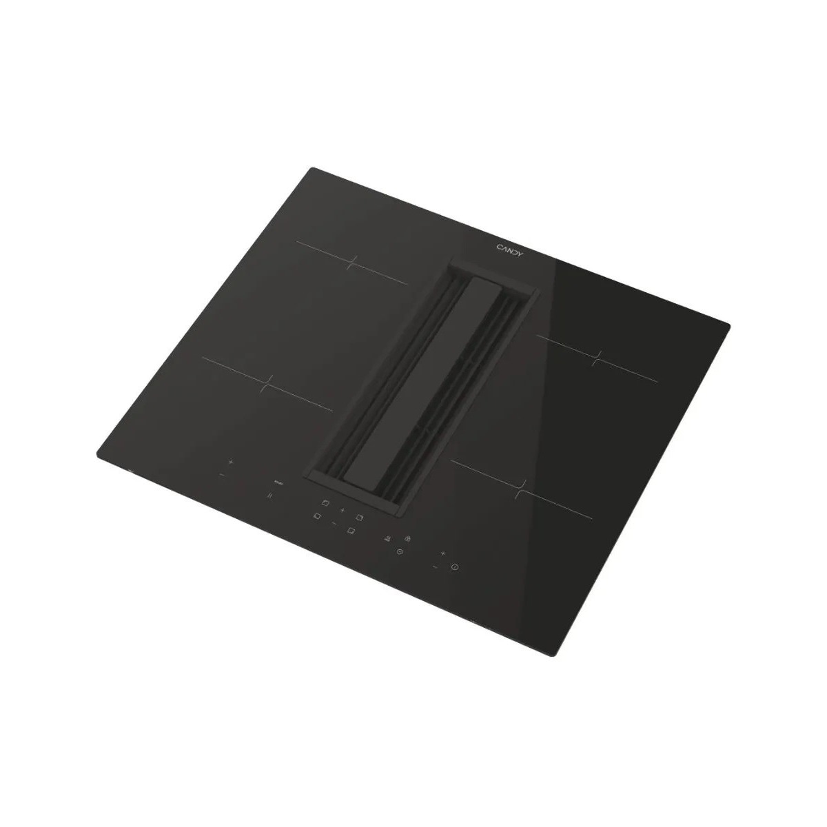 Placa de Indução com Exaustor Integrado Candy CIH6I4CF de 4 Zonas e de 59 cm - Preto Preto-4