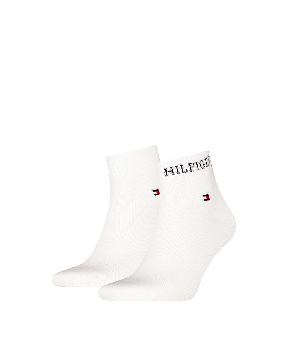 Pack de 2 calcetines tobilleros de hombre - Tommy Hilfiger - Blanco Blanco-4