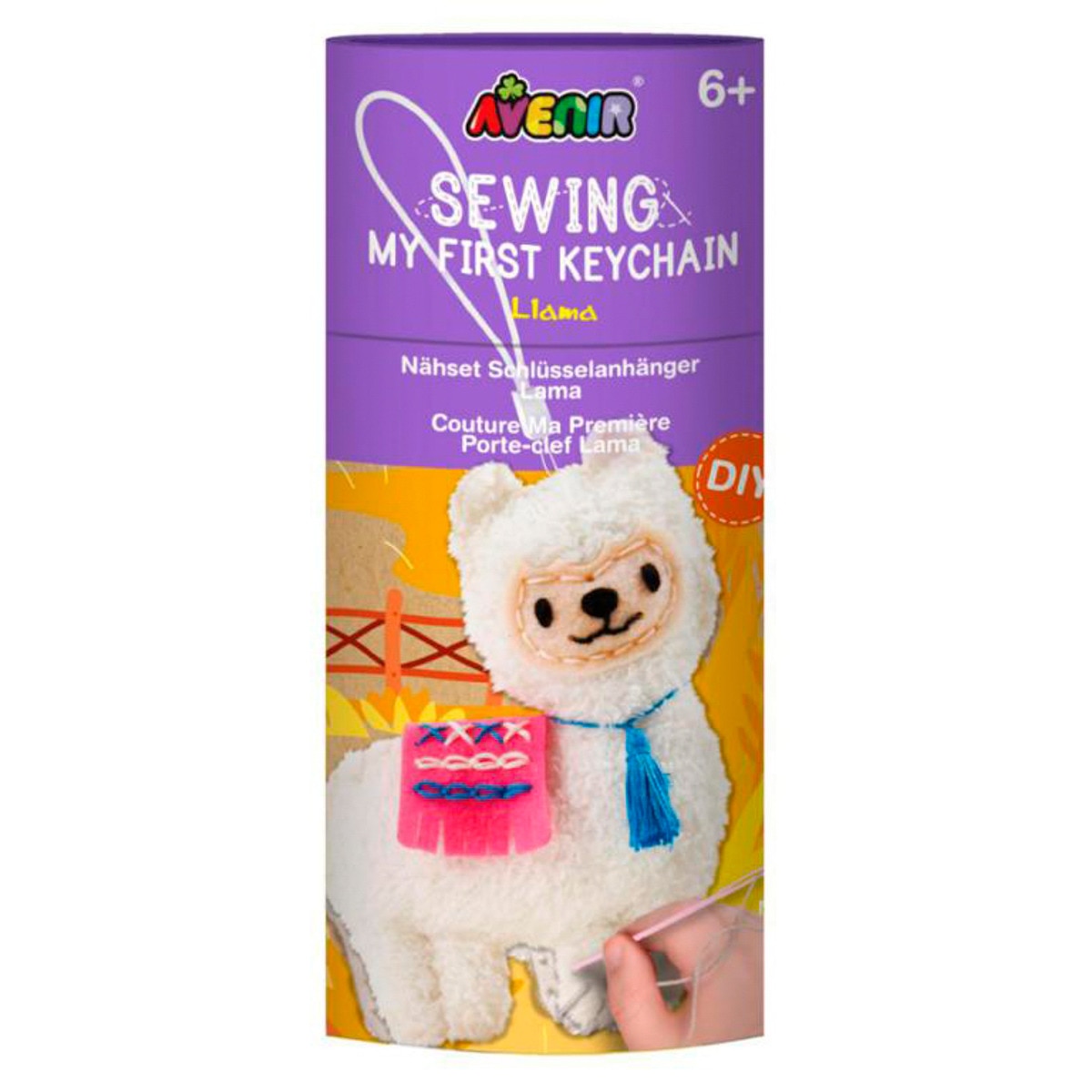 Kit Costura porta chaves Lama Avenir Multicolor Multicolor-1