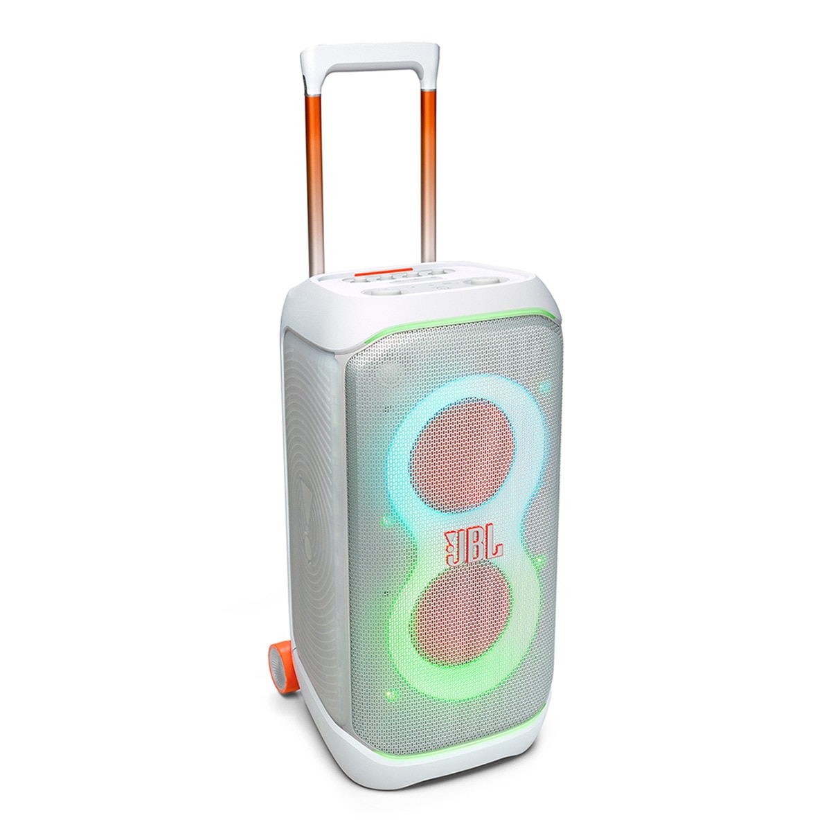 Altavoz portátil para fiestas con ruedas JBL PartyBox Stage 320 Blanco-2