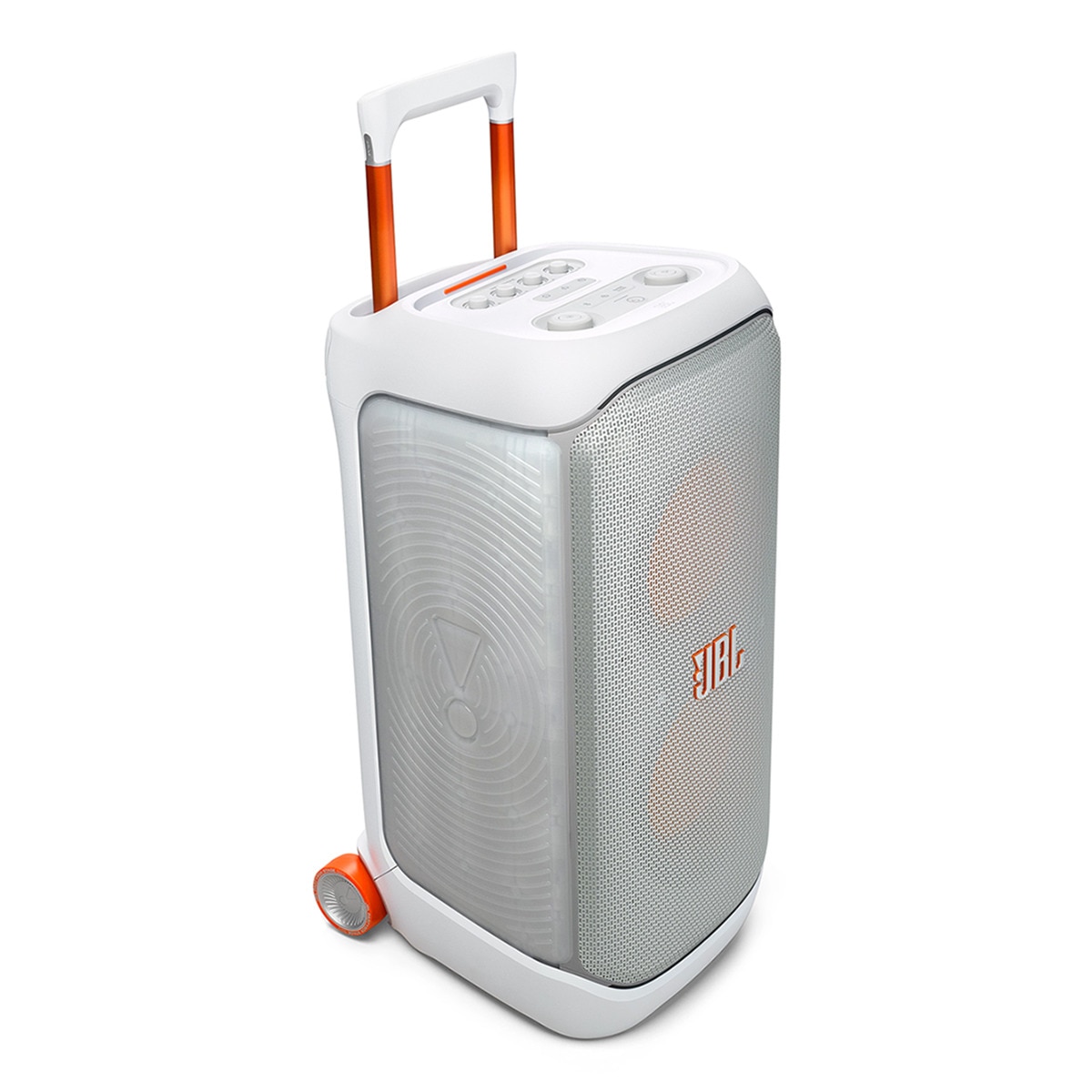 Altavoz portátil para fiestas con ruedas JBL PartyBox Stage 320 Blanco-13