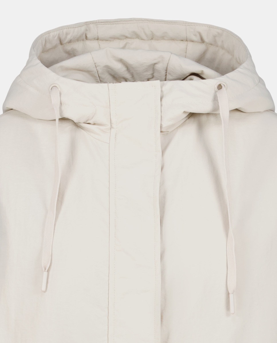 Parka náutica de mujer con forro estampado Crudo-5