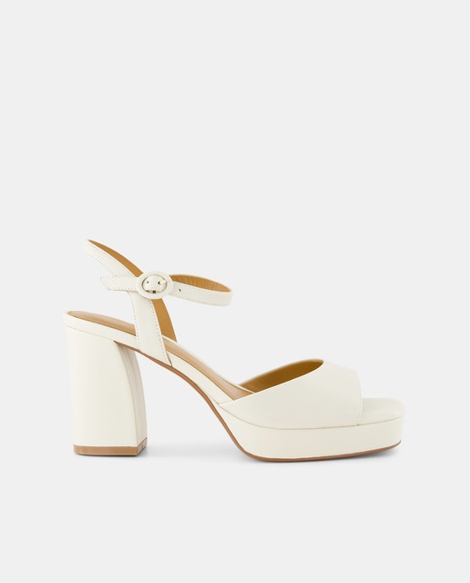 Imagen 0 de Sandalias de mujer con plataforma y tacón en rafia