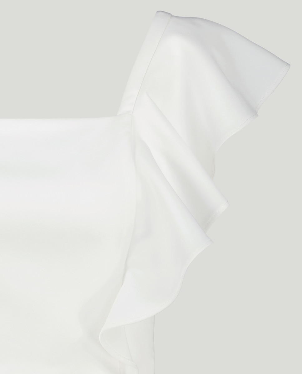 Top com Folho e Decote Quadrado Branco-marfim-5