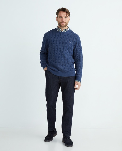 Imagen 0 de Jersey de ochos de algodón de hombre tallas grandes