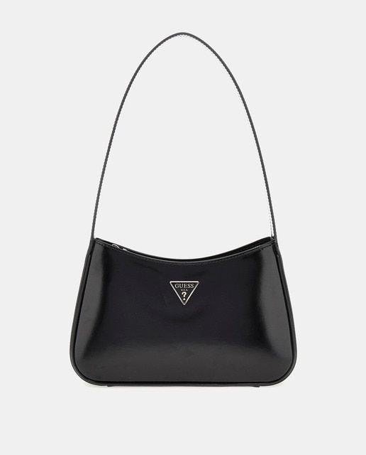 Imagen 0 de Bolso pequeño acabado charol con cremallera