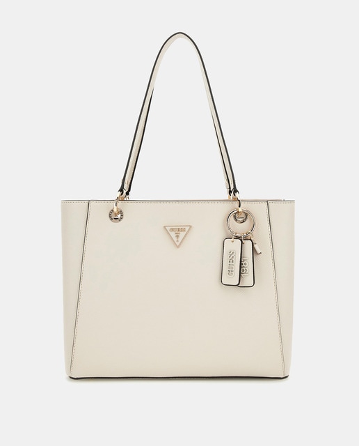 Imagen 0 de Bolso shopper acabado saffiano con asa corta