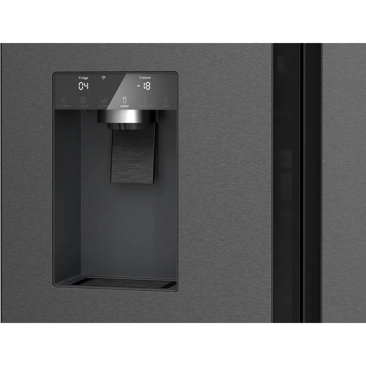 Frigorífico Americano Bosch Serie 6 KFI96AXEA No Frost, VitaFresh XXL e de 183 cm - Aço Preto Escovado Antidedadas Aço preto-9