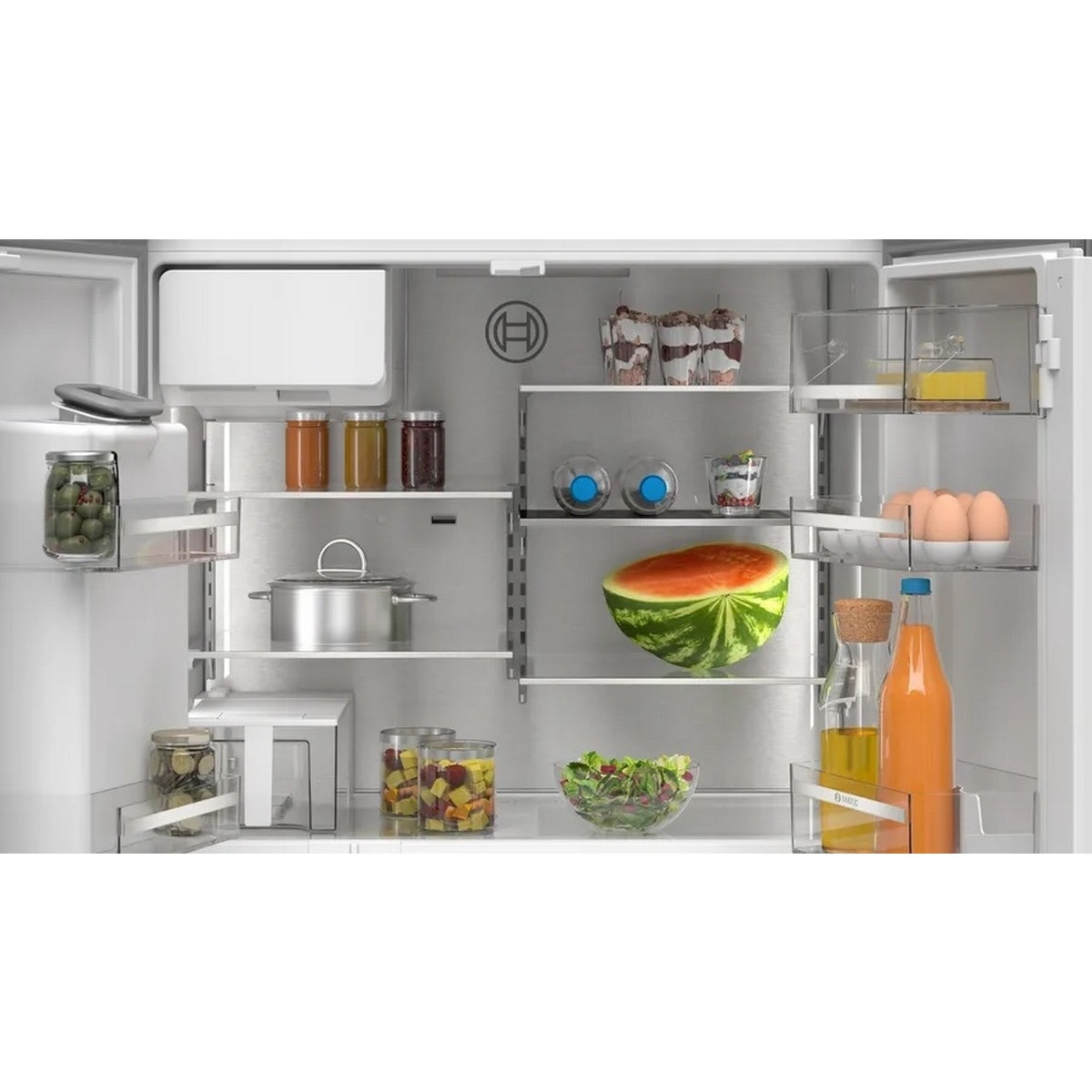 Frigorífico Americano Bosch Serie 6 KFI96AXEA No Frost, VitaFresh XXL e de 183 cm - Aço Preto Escovado Antidedadas Aço preto-6