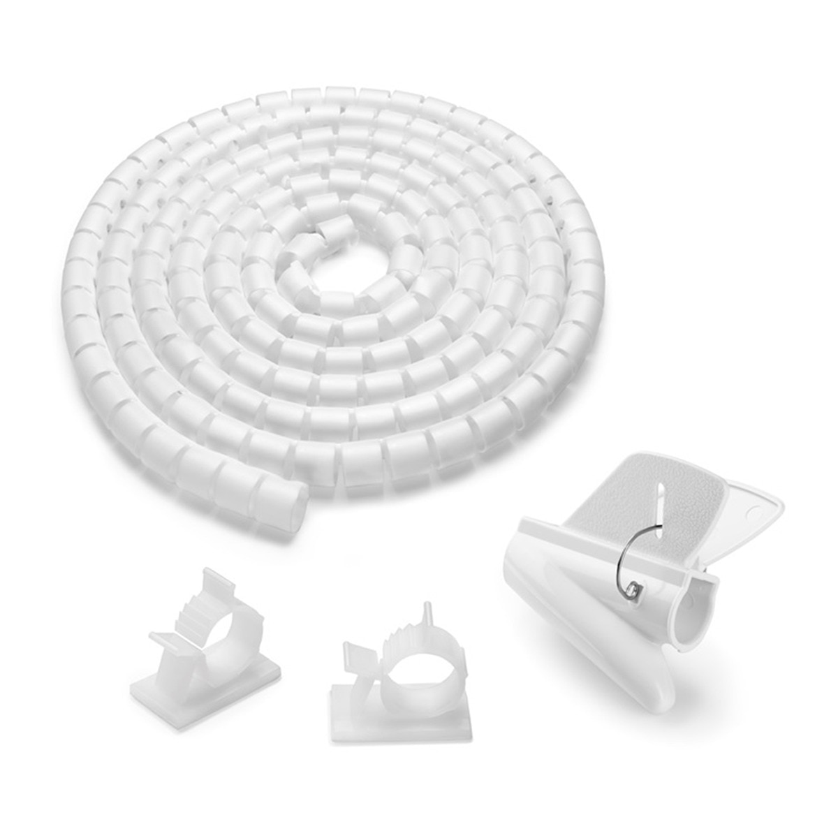 Organizador de Cabos Ø 15 mm - 1,5 metros Branco-1