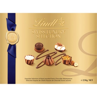 bombones de chocolate suizo surtidos estuche 230 g - Lindt Swiss Luxury