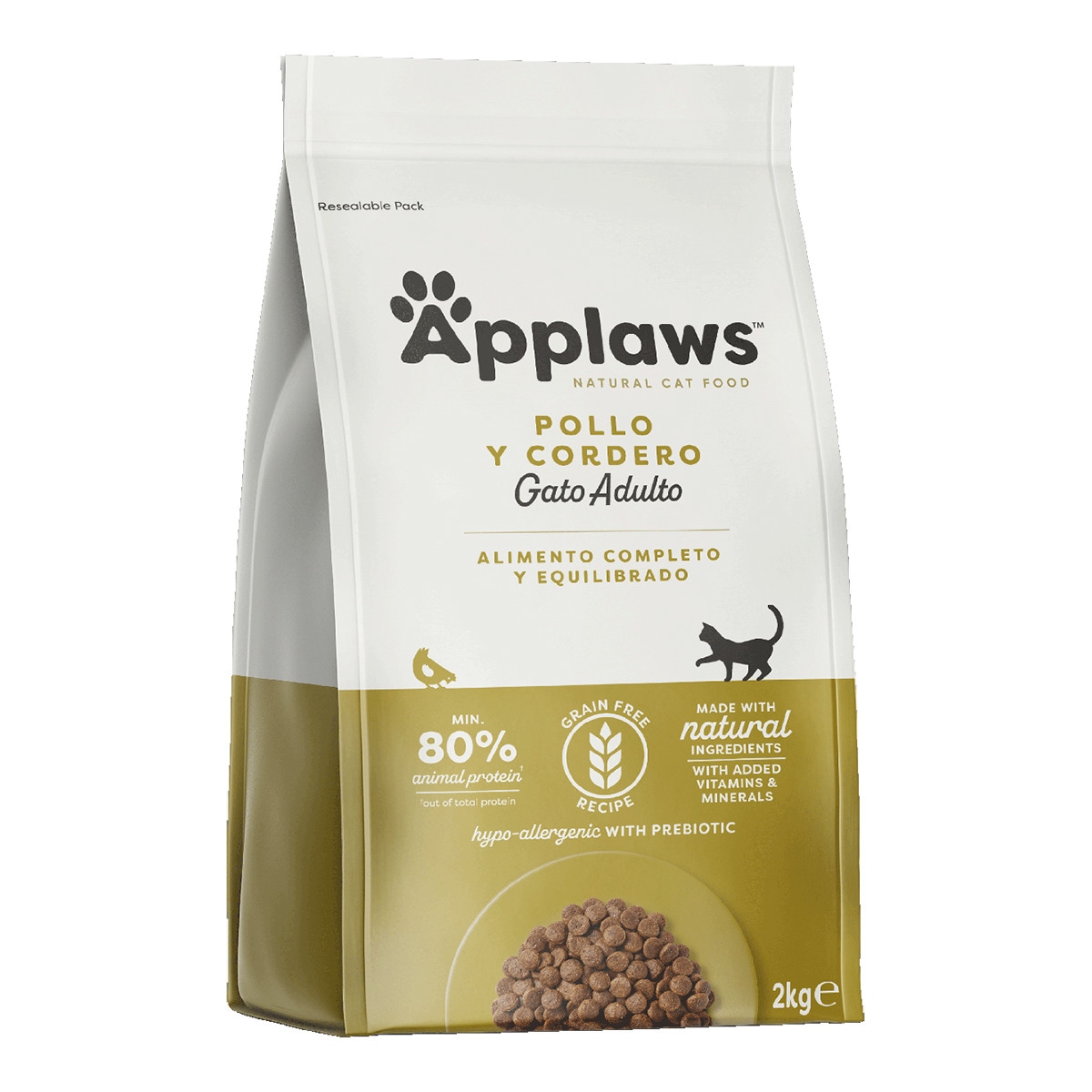 Pienso para gatos adultos Applaws pollo y cordero 2 kg 1