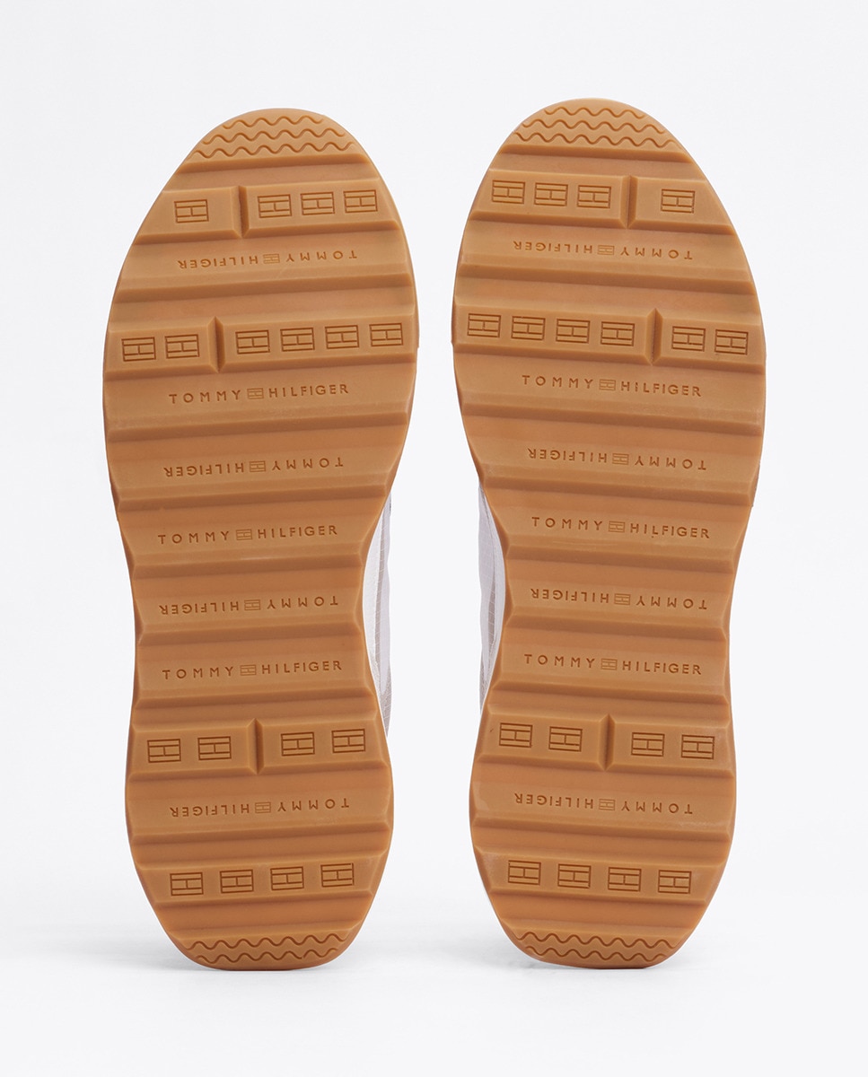 Sapatilhas de Running em Pele Branco-12