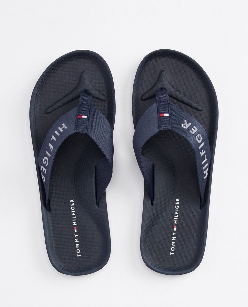 Chanclas hombre de playa con logotipo Tommy Hilfiger · Tommy