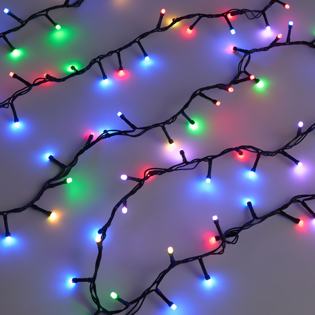 Grinalda para Árvore com Luzes LED para Exterior - Multicolor Multicolor-1