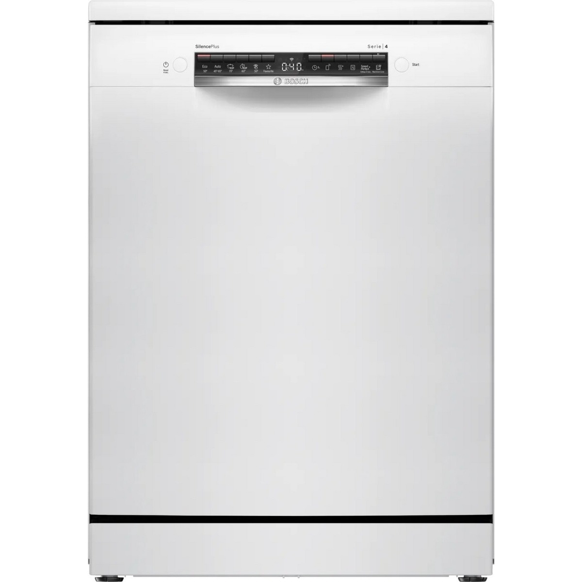 Imagem 0 de Máquina de Lavar Loiça Bosch Serie 4 SMS4ECW28E de 14 Conjuntos, 3º Cesto e de 60 cm - Branco