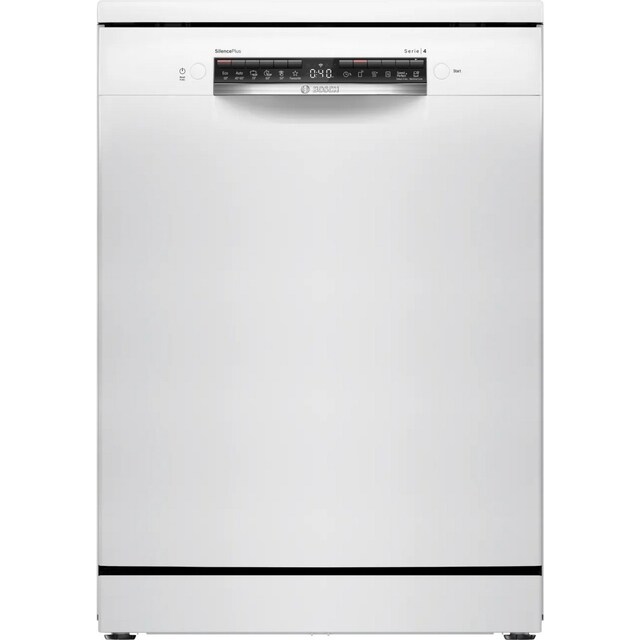 Imagem 0 de Máquina de Lavar Loiça Bosch Serie 4 SMS4ECW28E de 14 Conjuntos, 3º Cesto e de 60 cm - Branco