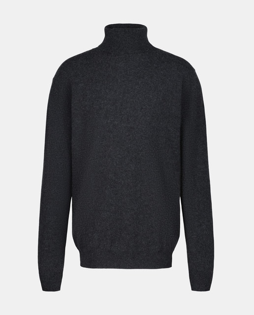 Imagen 0 de Jersey cuello cisne liso 100% cashmere de hombre
