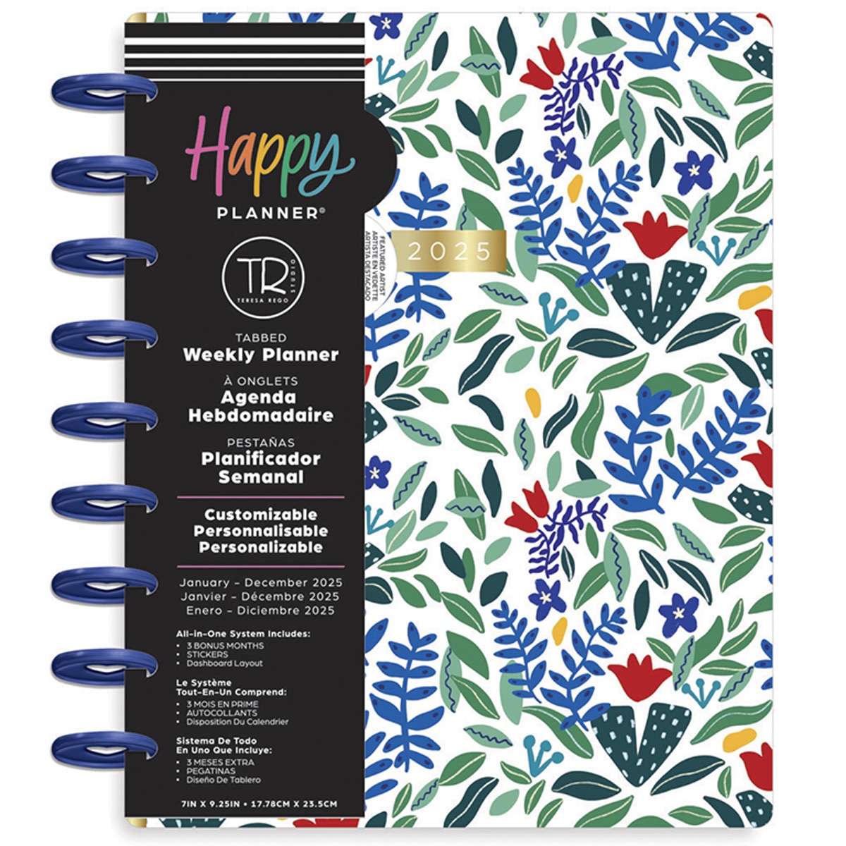 Imagem 0 de Agenda 2025 Pop of Joy 12 meses Happy Planner Classic multicor