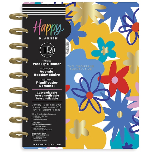 Imagem 0 de Agenda 2025 Pop of Joy 12 meses Happy Planner Classic multicor