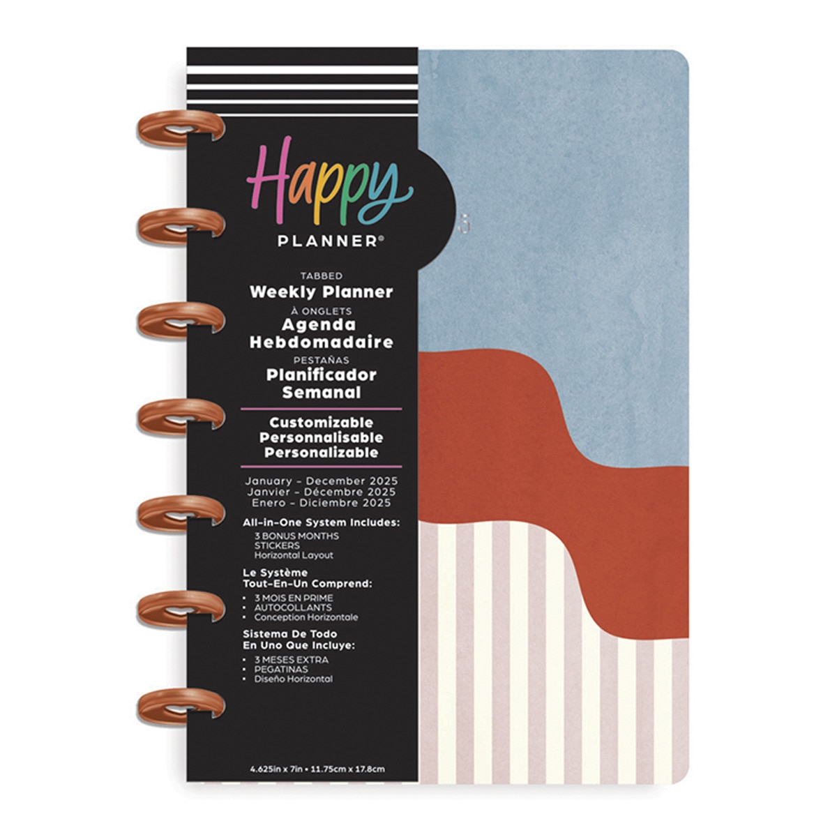 Imagem 0 de Agenda 2025 Coastal Club 12 meses Happy Planner Mini multicolor