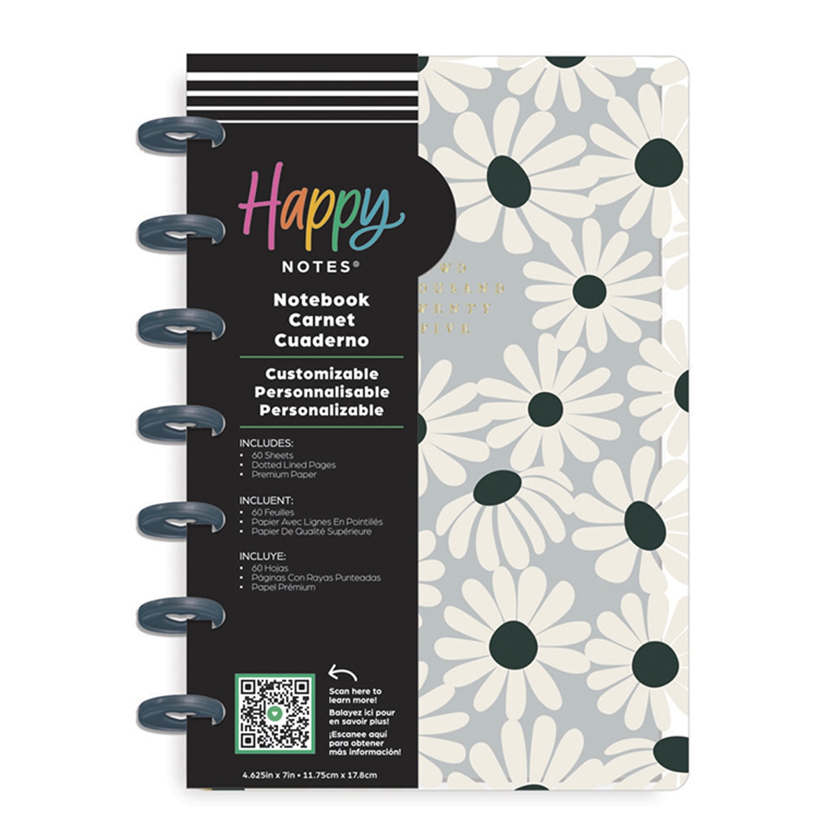 Notebook Green Garden 60 folhas Happy Planner Mini multicor 1