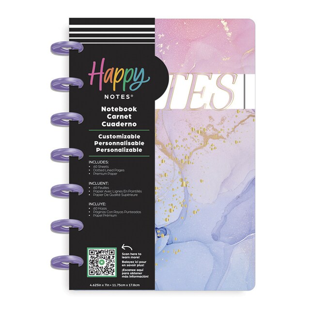 Imagem 0 de Bloco de notas Ethereal Elements 60 folhas Happy Planner Mini multicolor