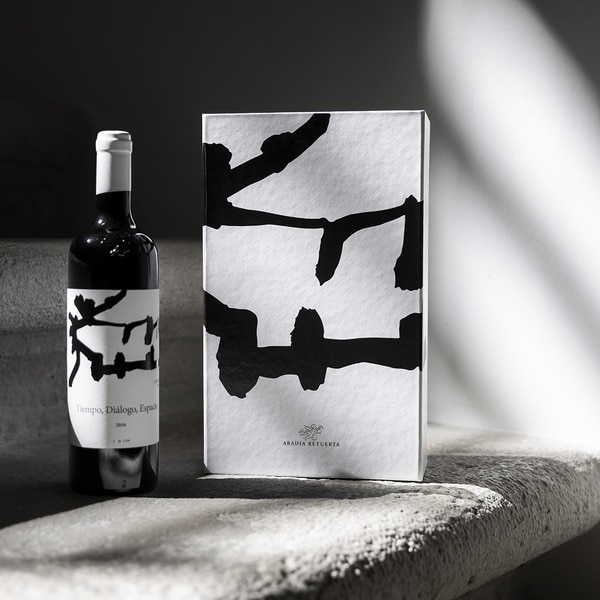 Rotwein Spezialauslese Chillida Landwein aus Kastilien-León 2er-Schuber Flaschen 75 cl Tiempo, Diálogo y Espacio