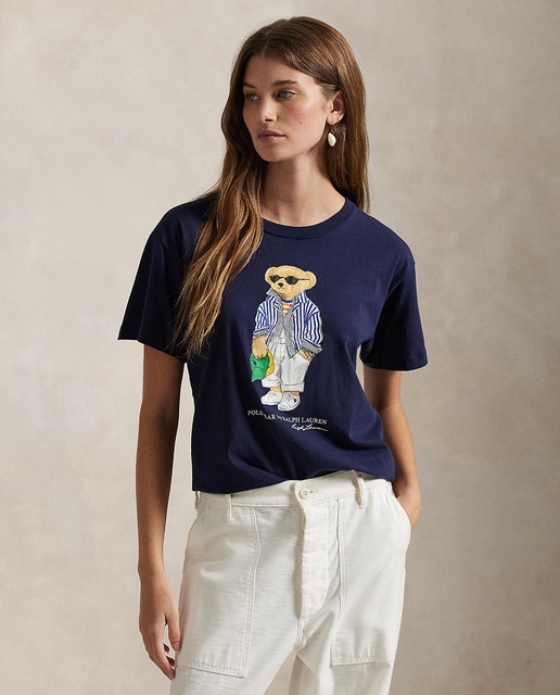 Imagem 0 de T-shirt de Algodão com Desenho do Polo Bear