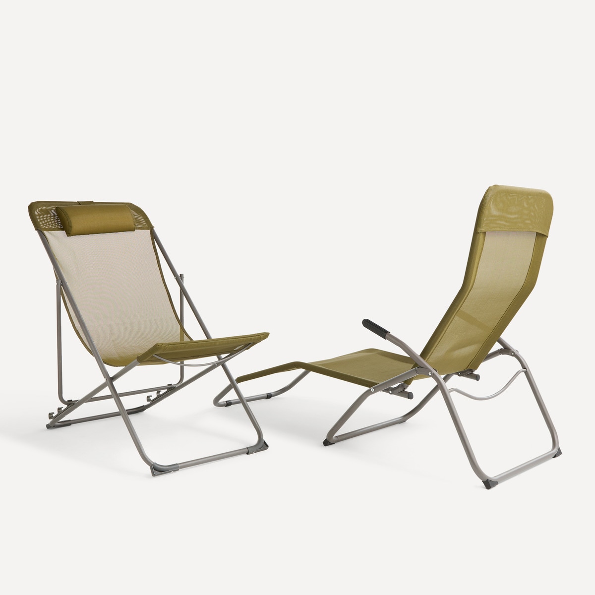 Tumbona plegable Ayllon Basics El Corte Inglés Caqui-7