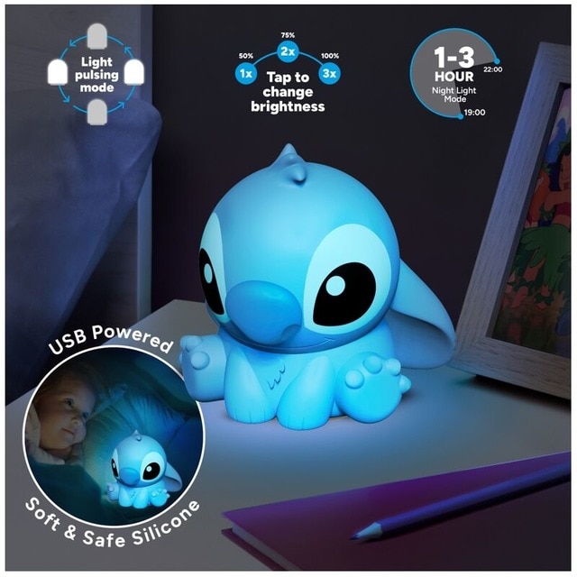 Lámpara silicona 3D Stitch Disney Lilo & Stitch 5