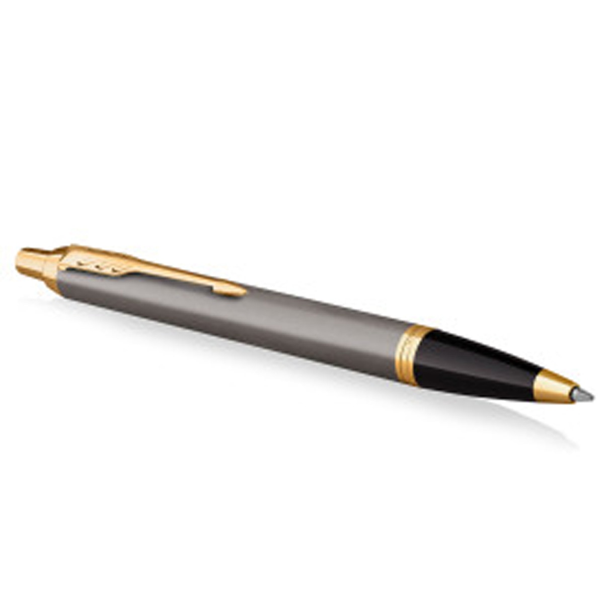 Esferográfica IM Parker Grey Core medio Cinza / Dourado-1