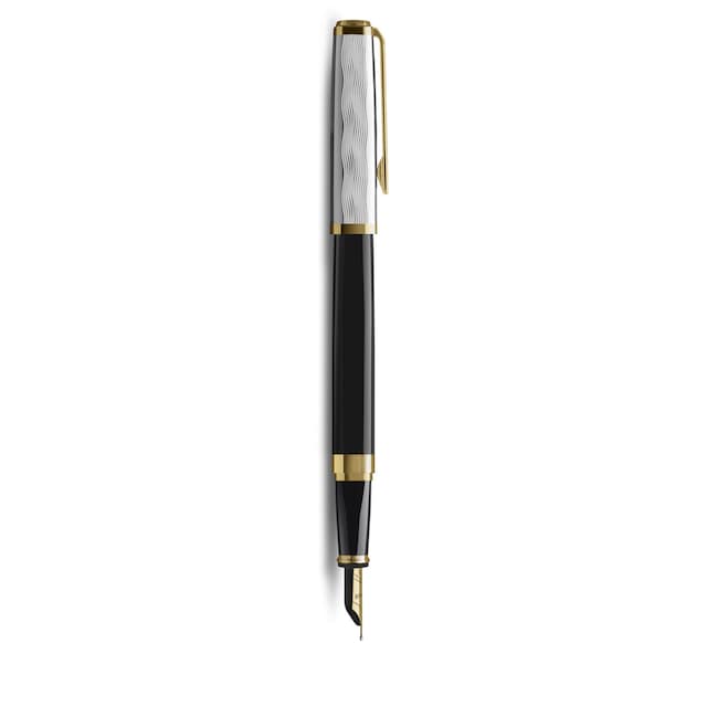 Imagem 0 de Caneta de Aparo Exception Waterman preto-ouro Reflections of Paris ponta fina