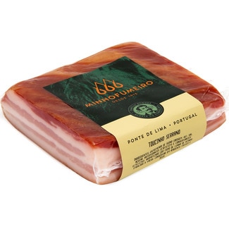 Toucinho Serrano unidade 300 g - Minhofumeiro