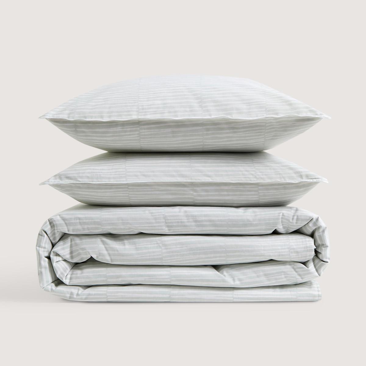 Juego de funda nórdica algodón Geo El Corte Inglés Verde-2