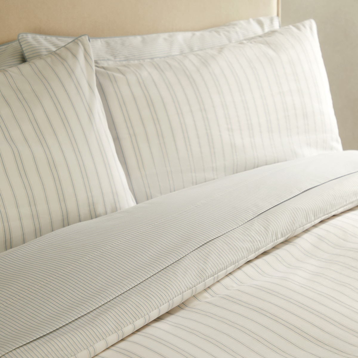 Conjunto de Capa de Edredão de Algodão Derby Azul-7