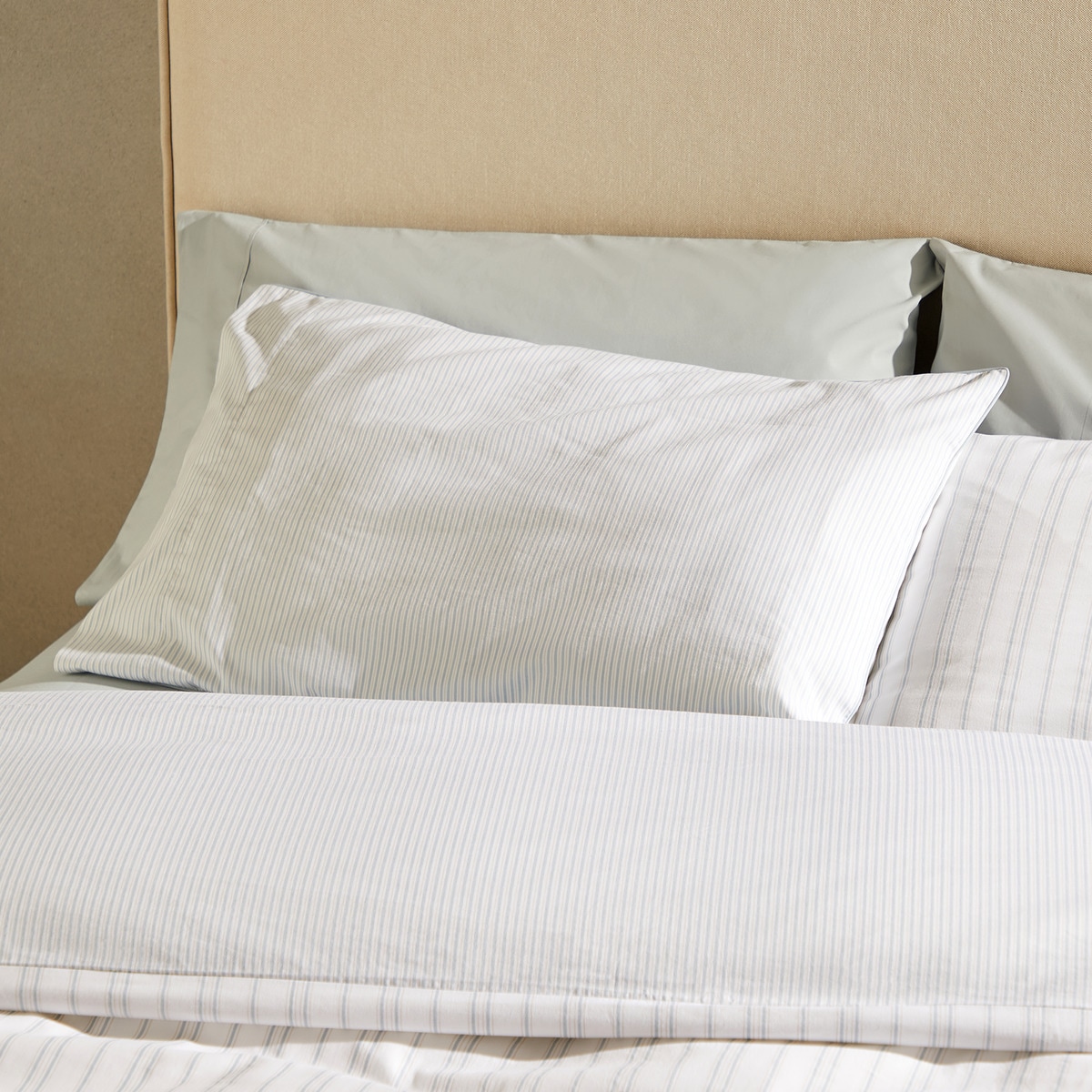 Conjunto de Capa de Edredão de Algodão Derby Azul-3