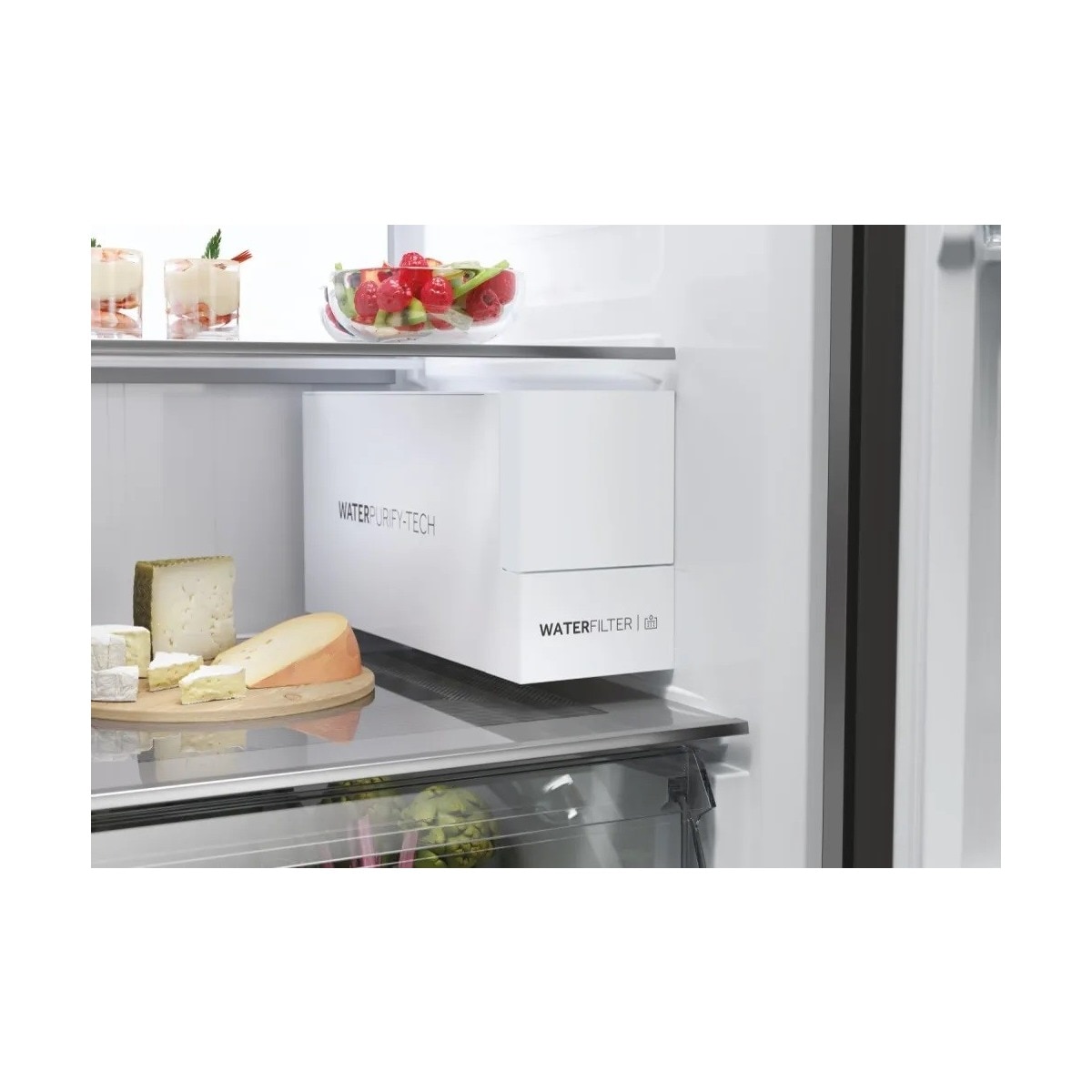 Frigorífico Side by Side Haier SBS 90 Série 7 HSW79F18CIMM No Frost e de 177,5 cm - Platinum Inox Inox-7