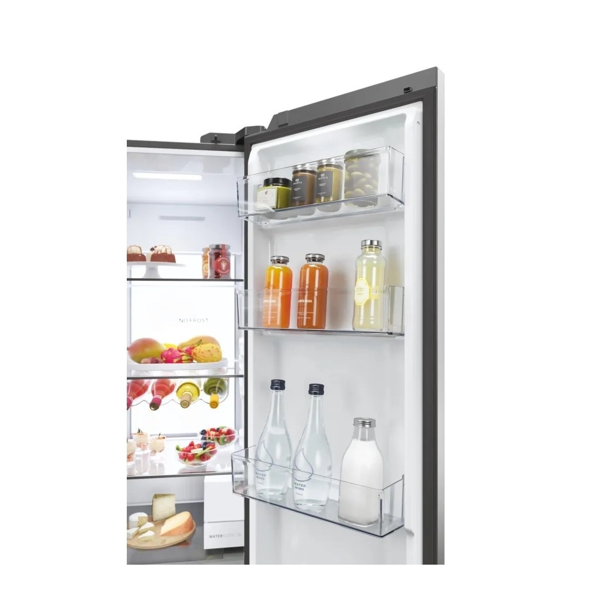 Frigorífico Side by Side Haier SBS 90 Série 7 HSW79F18CIMM No Frost e de 177,5 cm - Platinum Inox Inox-6