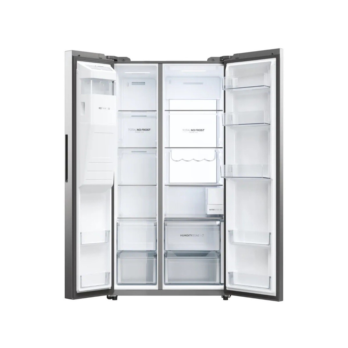 Frigorífico Side by Side Haier SBS 90 Série 7 HSW79F18CIMM No Frost e de 177,5 cm - Platinum Inox Inox-2