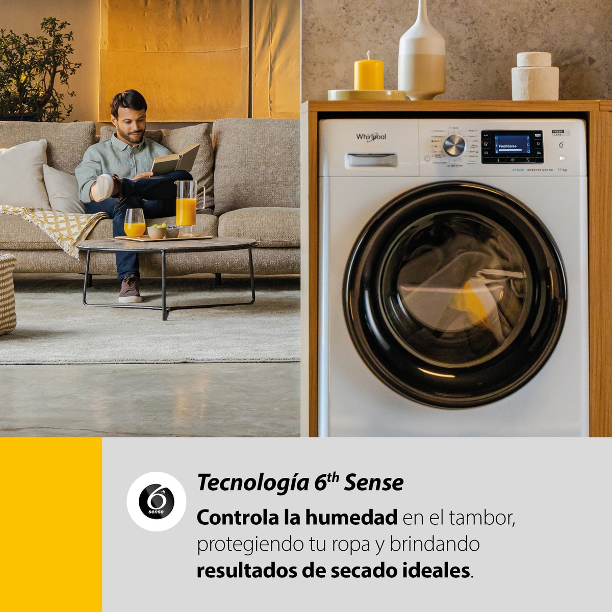 Secadora Whirlpool 9 kg Condensación, Bomba de calor - FFTN M22 9X2 EU Blanco-14