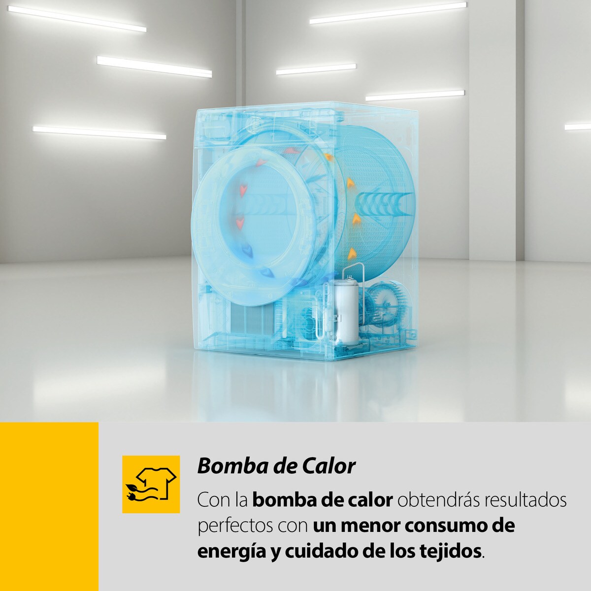 Secadora Whirlpool 9 kg Condensación, Bomba de calor - FFTN M22 9X2 EU Blanco-16