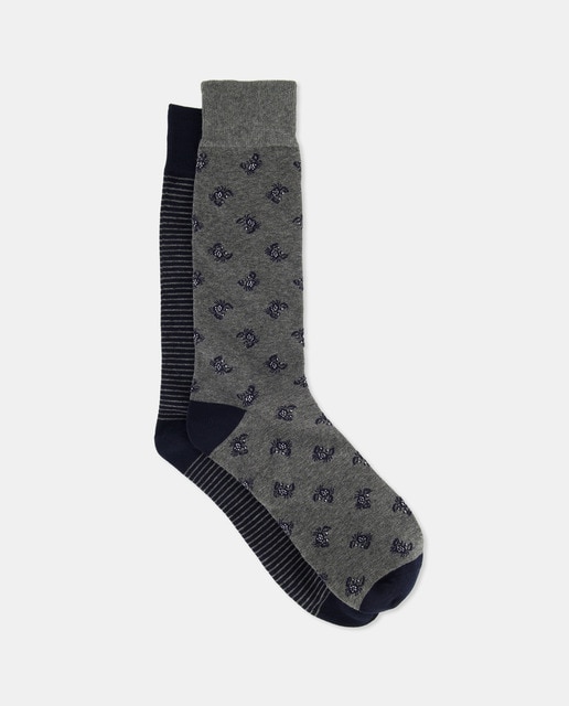 Imagen 0 de Pack 2 calcetines sport dibujo hombre