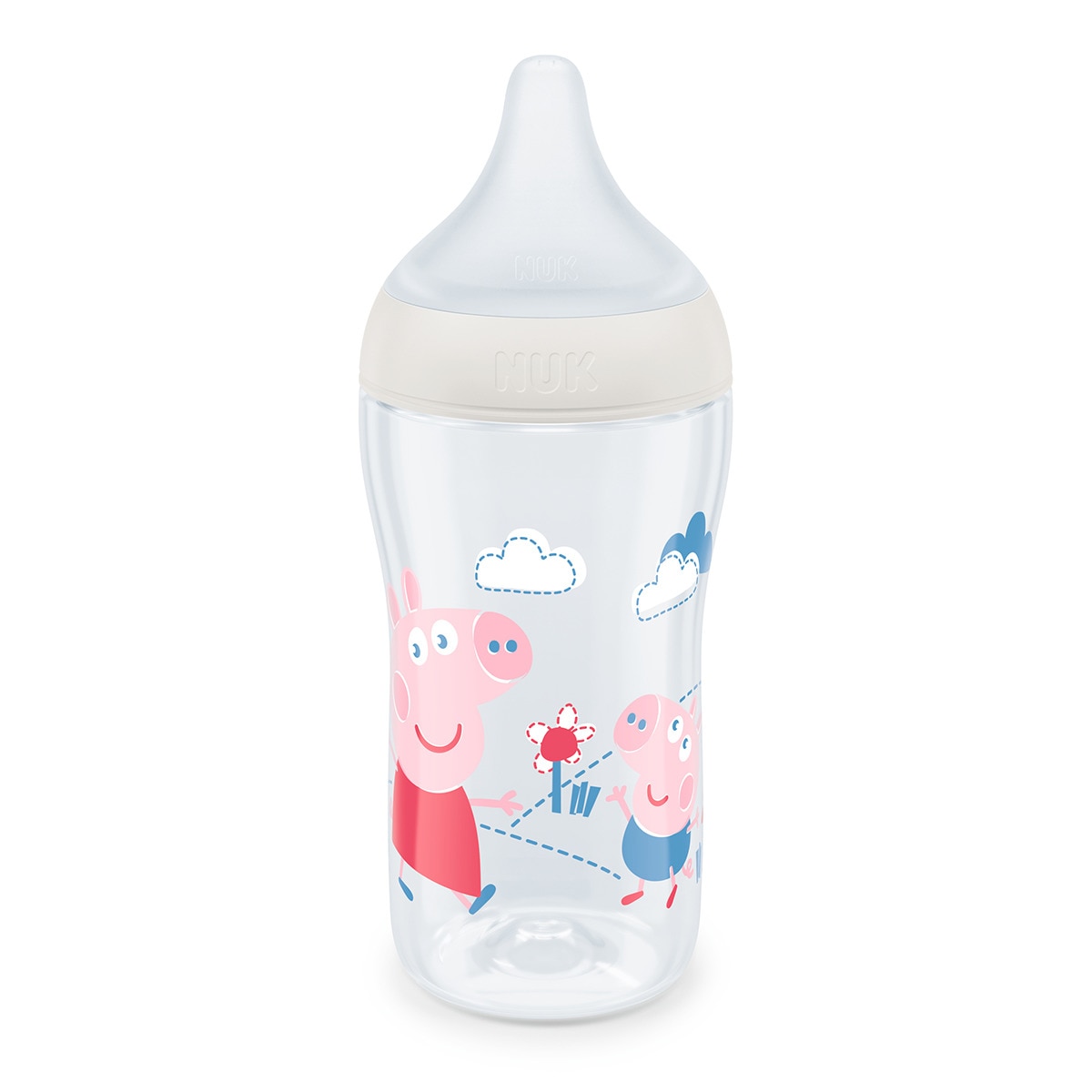Biberón silicona Nuk Perfect Match 260ml Ed. Peppa Pig Verde Agua-2