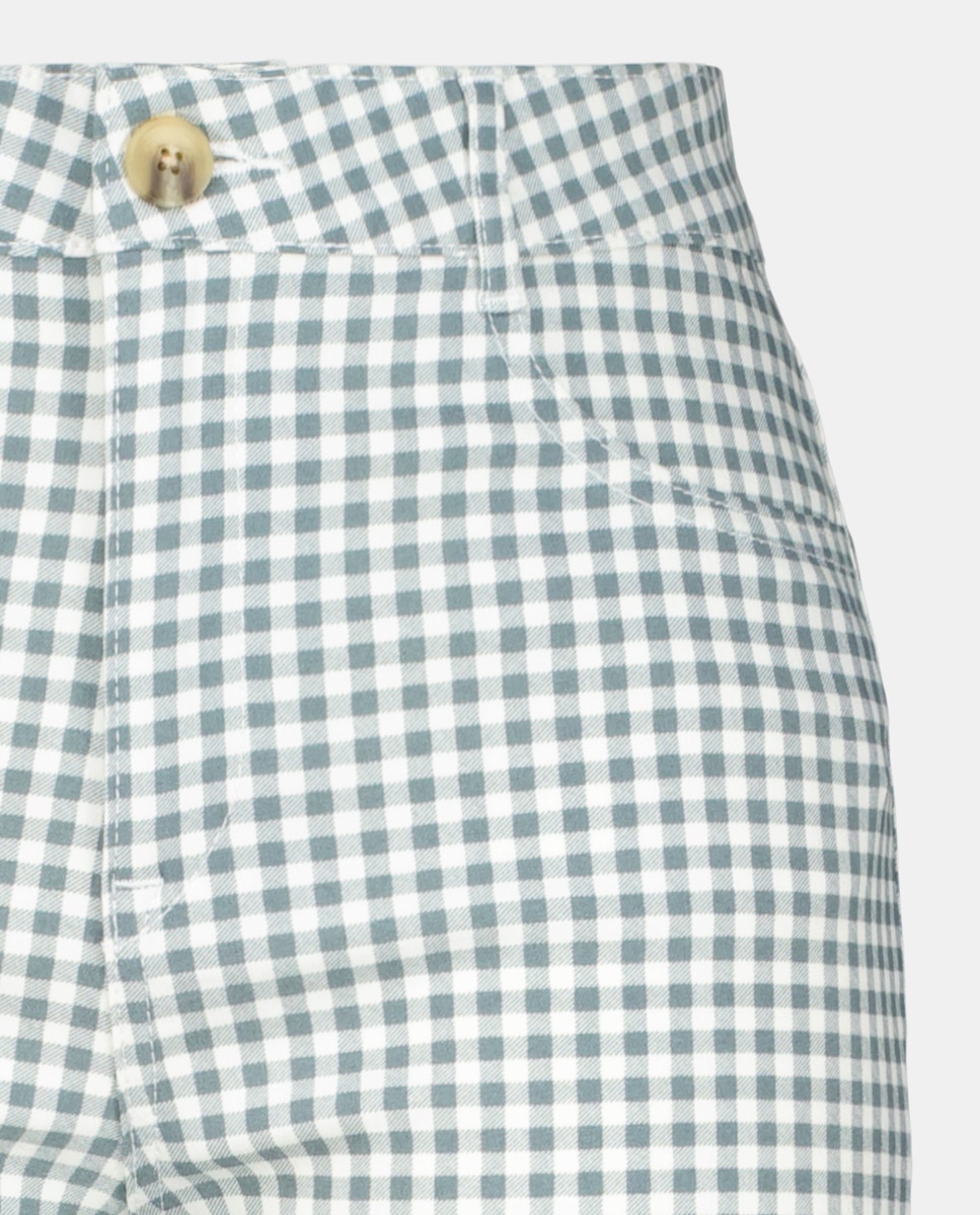 Pantalón mujer vichy Verde-5