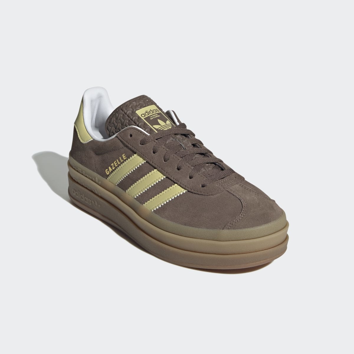 Sapatilhas Casual de Mulher Gazelle Bold W Originals Castanho-2