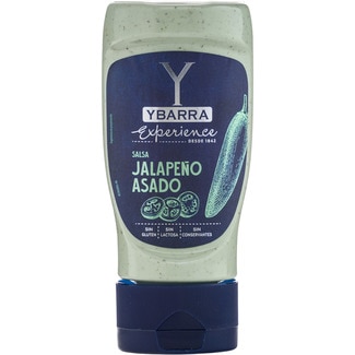 salsa jalapeño asado sin gluten sin lactosa envase 250 ml - Ybarra