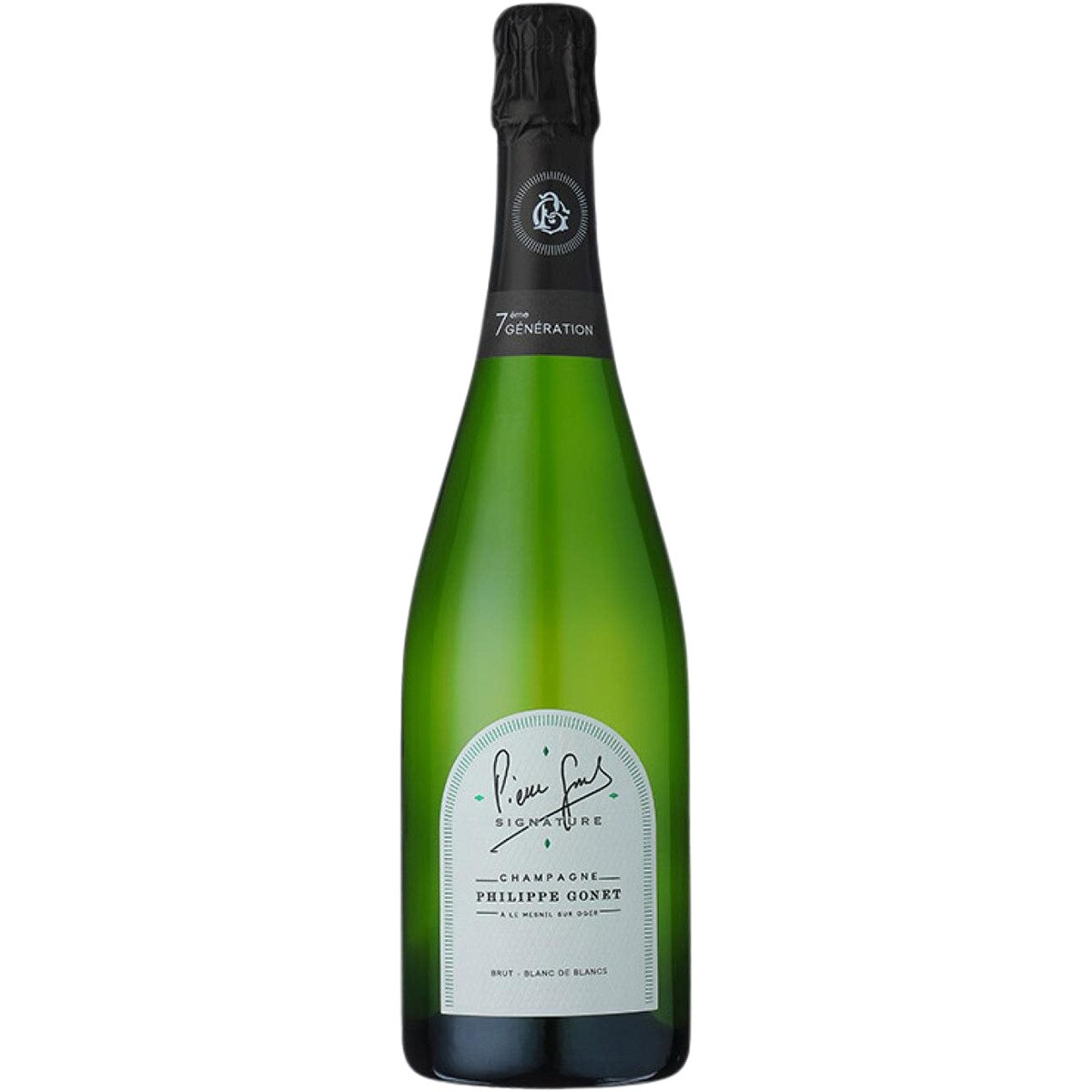 champagne brut blanc de blancs botella 75 cl