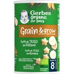 Grain & Grow Snacks Bio-Müslipuffs mit Banane 0 % Zuckerzusatz Dose 35 g ab 8 Monaten